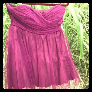 Magenta Purple Fairy Sweet Heart Prom Dress